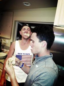 Bread eating contest