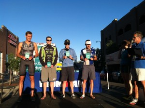 Stare into the sun and show everyone how happy you are to have a trophy!